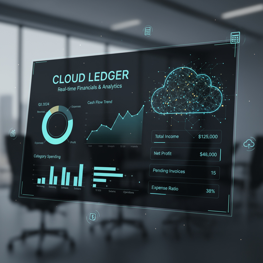 Cloud-Dashboard für Buchhaltung